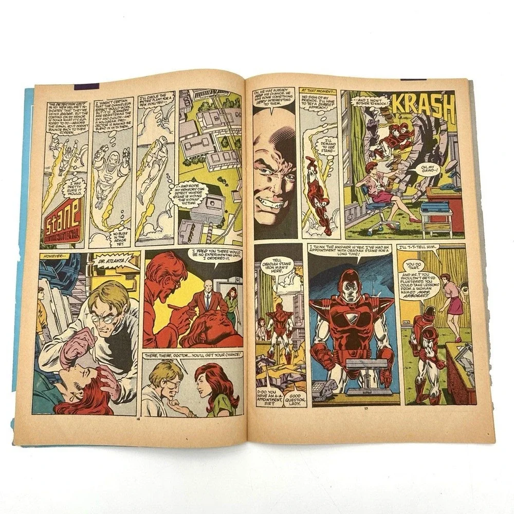 Iron Man #200 Marvel 1985 Double-Sized Key Issue Iron Monger Final Battle